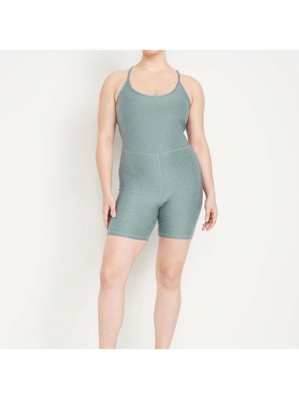 L • Old Navy • Cloud+ Racerback Bodysuit -- 6-inch inseam